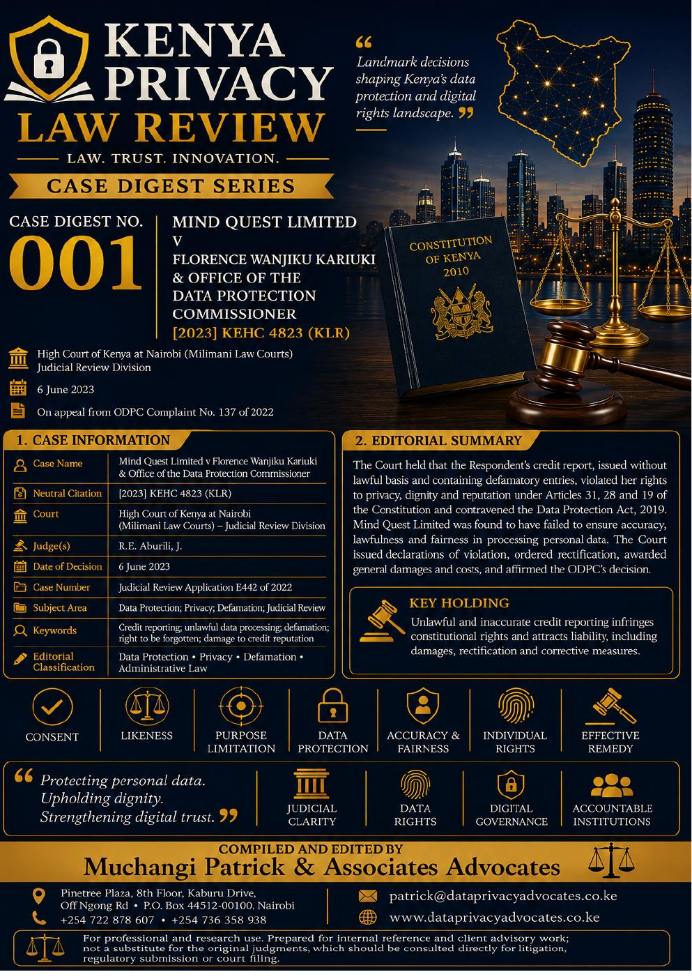 KPLR Volume I — Consent, Data Protection and Digital Rights